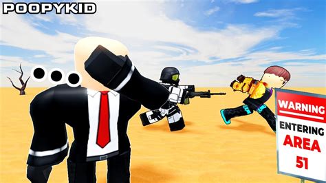 Raiding Area 51 In Roblox Poopykid Youtube
