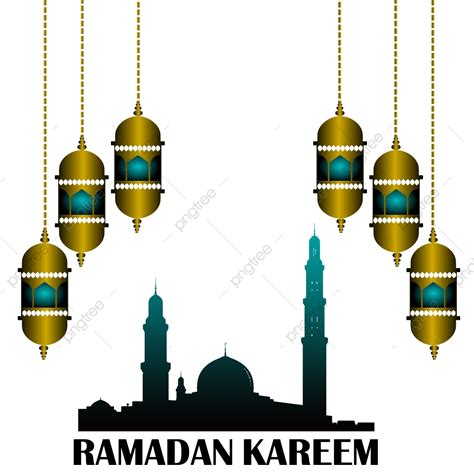Lantern Vector Png Islamic With Vector Mosque For Ramadan Ramadan