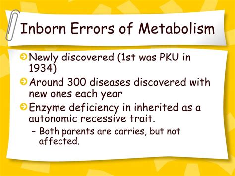 ppt inborn errors of metabolism powerpoint presentation free download id 5649475