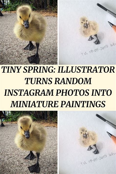 Tiny Spring Illustrator Turns Random Instagram Photos Into Miniature