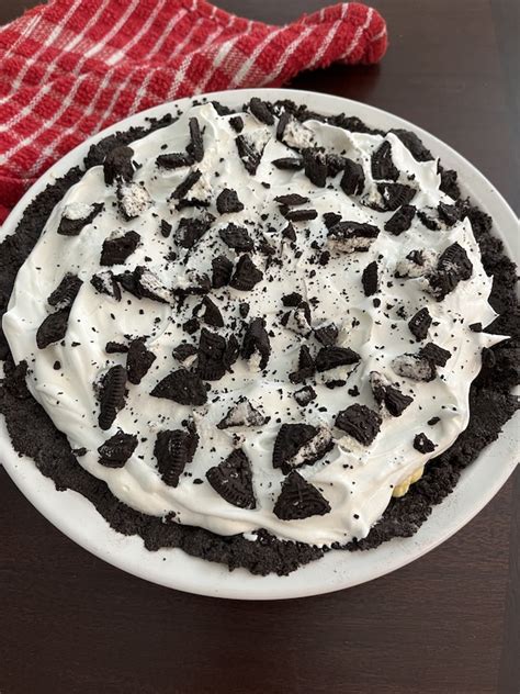 Easy No Bake Oreo Pudding Pie Recipe Southern Home Express