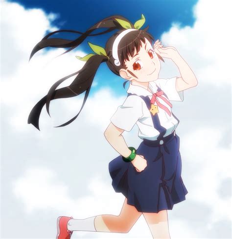 Tapety anime dívky Hachikuji Mayoi fotografie z filmu Monogatari