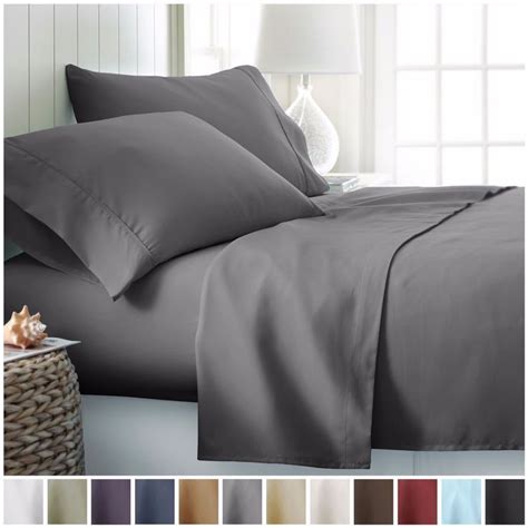 Egyptian Comfort 1800 Count Hotel Quality 4 Piece Deep Pocket Bed Sheet