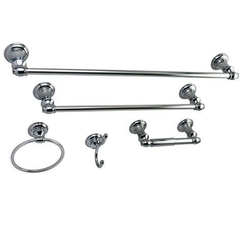 Shop our wide range of bathroom accessories at warehouse prices from quality brands. Kingston Brass 5-Piece Bathroom Accessory Set in Polished ...