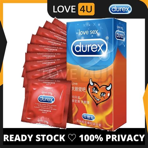 Durex Condoms Love Mutual Climax Safe Delay Ribbed Dotted Condom Ultra Thin Condom Kondom
