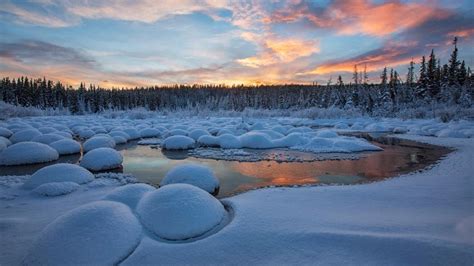 Red Clouds At Sunset Over Mcintyre Creek In Whitehorse Yukon Bing