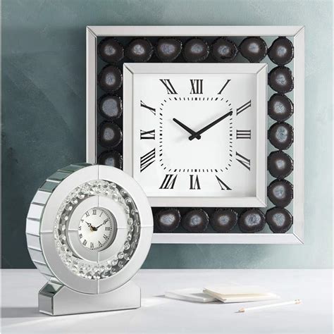 Check spelling or type a new query. Delria Agate 21" Square Wall Clock - #10E39 | Lamps Plus