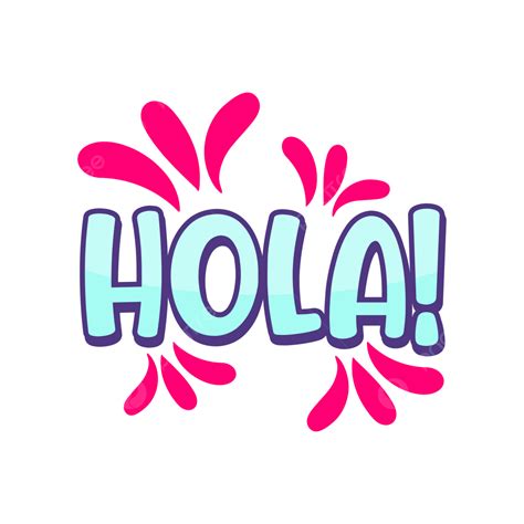 Hand Drawn Banner Vector Art Png Hola Vector Hand Drawn Lettering