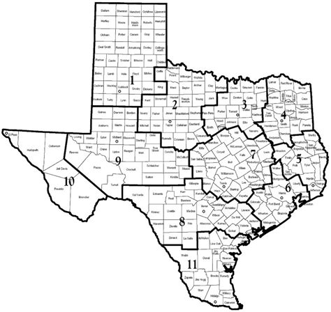 Printable Regions Of Texas Map Printable Maps Online