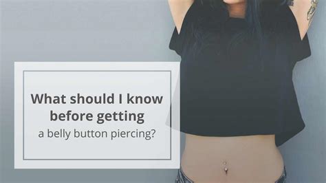 Bellybutton Piercings Cleaning Care And More