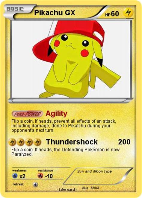 Pokemon card game pikachu zekrom gx ur. Pokémon Pikachu GX 18 18 - Agility - My Pokemon Card