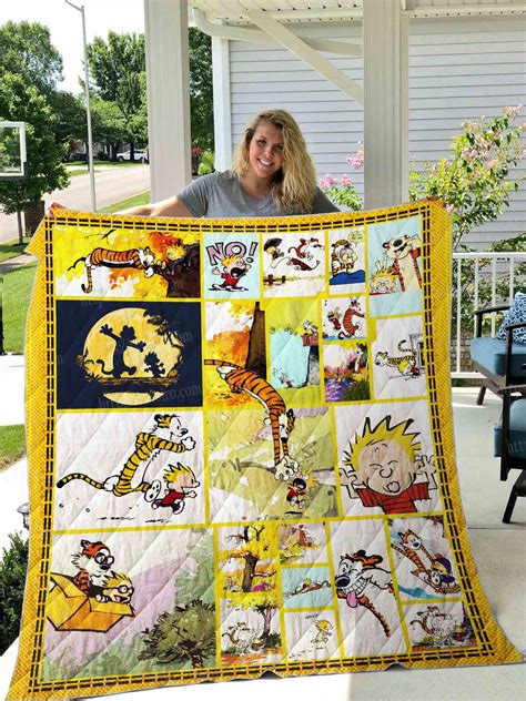 Calvin And Hobbes Quilt Blanket 01 Featured Quilts