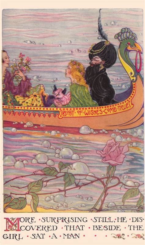 Boat Of Wishes Come True Ill By Alice B Preston Illustration