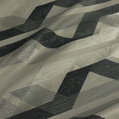 Richloom Lathyrus Graphite Geometric Grey Upholstery Fabric Toto Fabrics