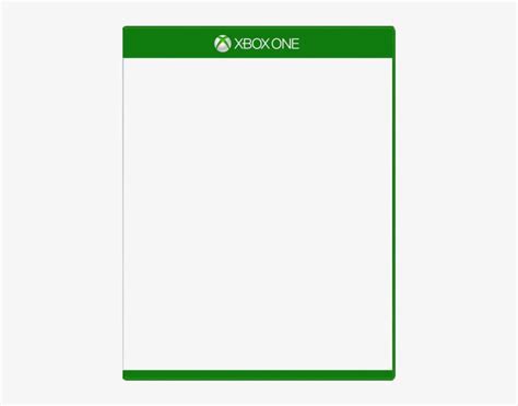 Xbox One Blank Cover Xbox One Transparent Png 472x600 Free