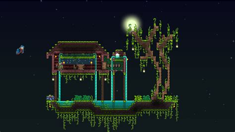 Floating Junglewitch Doctor House Terraria