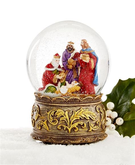 Holiday Lane Wisemen Musical Snow Globe Only At Macys And Reviews