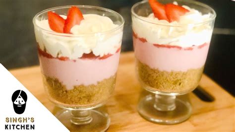 Strawberry Cheesecake No Bake Cheesecake Only 4 Ingredients