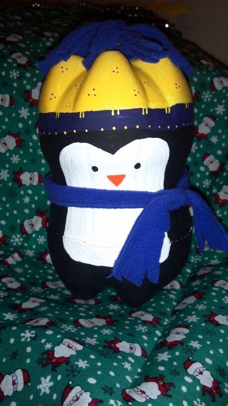Soda Bottle Vikings Penguin Crafts Novelty Christmas Holiday Decor