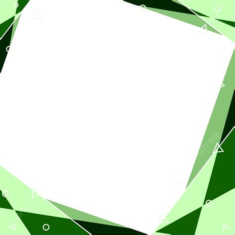 Green Geometric Border Geometry Green Green Border Png Transparent