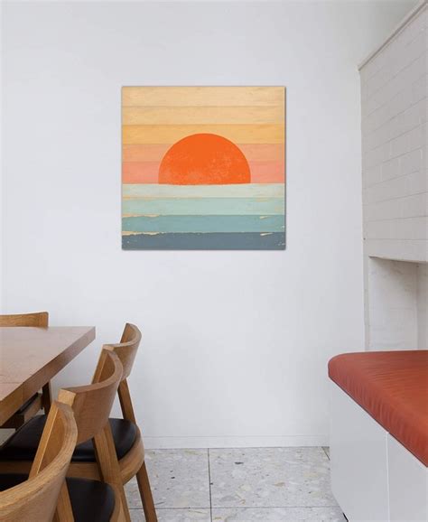 Icanvas Sunrise Over The Sea By Tammy Kushnir Gallery Wrapped Canvas