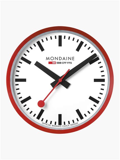 Mondaine Official Swiss Railways Wall Clock At John Lewis And Partners