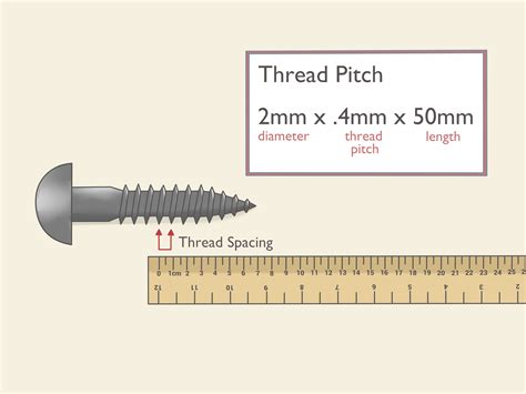 This tool will help you identify the diameter, thread pitch, and length , which are the 3 main d. Simple Ways to Measure Screw Size: 6 Steps (with Pictures)
