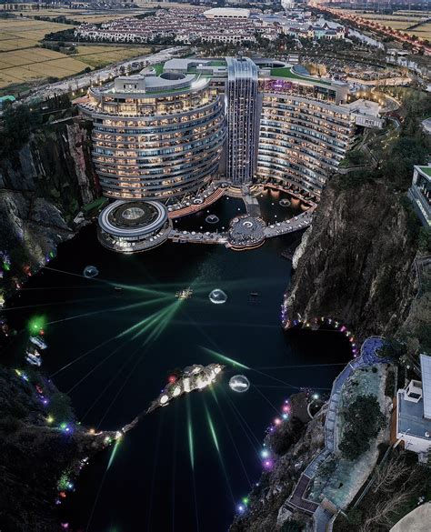 Gallery Of The Worlds First Quarry Hotel Opens In China Designed By