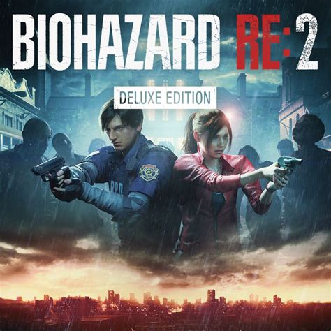 Resident Evil 2 Deluxe Edition 2019 Playstation 4 Box Cover Art