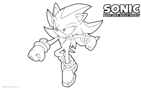 The coloring sheet features sonic, tails, knuckles the echidna, cream the rabbit, amy rose, silver the hedgehog and big the cat. Sonic The Hedgehog Coloring Pages Running - Free Printable ...