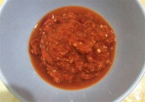 Hallo semuanya, perkenalkan aku intan rahayu ningtyas dan. Resep Sambal tomat terasi mentah oleh Icha Satria (Happy Kitchen) - Cookpad