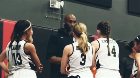 Kobe Bryant Coaching Gianna Bryant With The Team Black Mamba Youtube