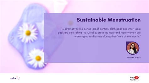 Sustainable Menstruation Safecity