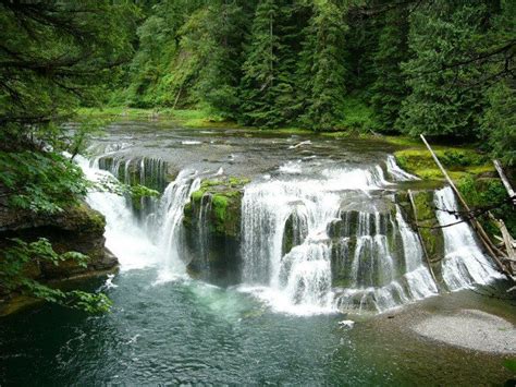 6 The Spectacular Lower Lewis Falls In The Ford Pinchot National