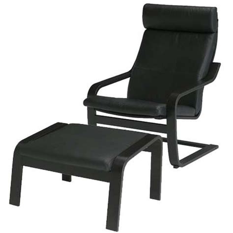 Though french designer pierre frey put his name on his own design company in 1935, he did a bit of work for ikea in the 1950s. Ikea Poang Chair Armchair and Footstool Set with Black ...