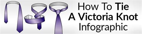 How To Tie A Tie The Victoria Knot Infographic