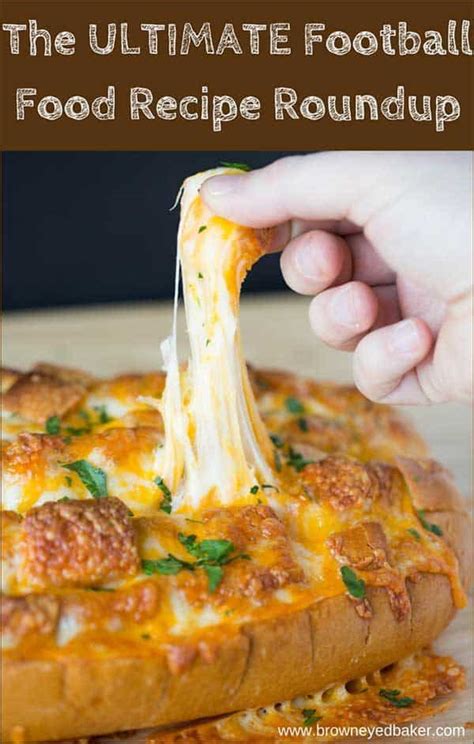 34 easy appetizer recipes perfect for your next tailgate or football watch party. 80 Football Party Recipes | Brown Eyed Baker