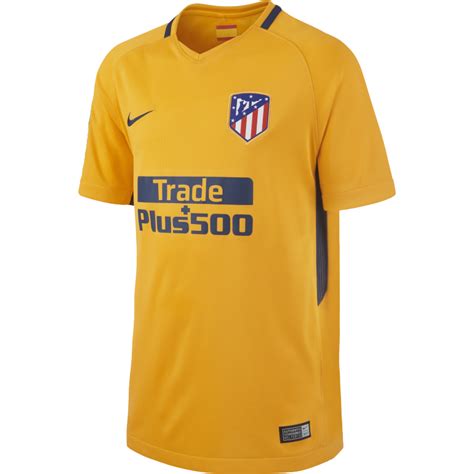 Tissu respirant et aéré pour un confort au sec maximisé. Maillot junior Atlético Madrid extérieur 2017/18 sur Foot.fr