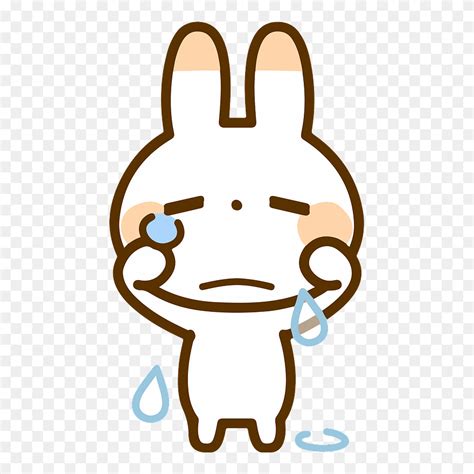 Bunny Crying Clipart Rabbit Cry Clipart Png Transparent Png 5248656
