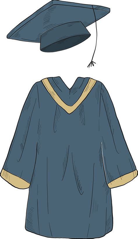 Cap And Gown Clip Art Library