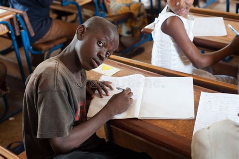 Mali Classroom Of Black African Students Editorial Stock Photo