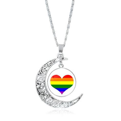 en savoir plus sur nous biens bon marché lgbt gay pride rainbow crystal correspondant à cœur