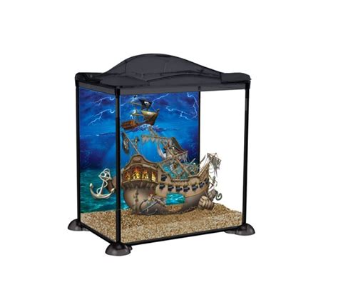 Marina Pirates Boy Kids Child Aquarium Glass Fish Tank 17l Coldwater