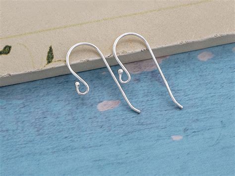 Pairs Of Sterling Silver Ear Wires X Mm Awg Etsy