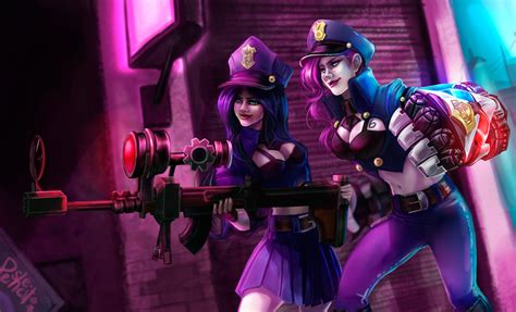 Officer Caitlyn And Vi By Peshecito On Deviantart