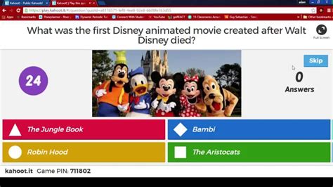 Disney movies offer fantastic entertainment for all ages, and as such are eternally popular with kids and adults alike. Kahoot! With The Whole Family My Mum Wins The Game - YouTube