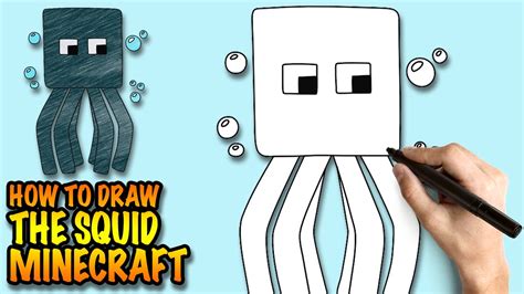 What are the names of the passive mobs in minecraft? How to draw the Squid - Minecraft - Easy step-by-step ...