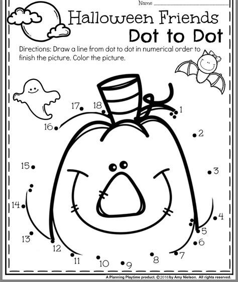 Halloween Number Tracing Worksheets