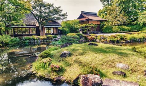 Nara Japan Isuien Garden Japanese Style Garden Stock Image Image