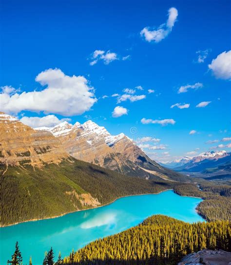 Turquoise Water And Bizarre Form Shore Stock Photo Image Of Peyto